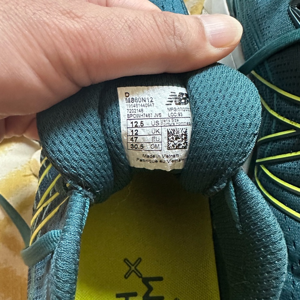 New Balance Teal Running Shoes - Picture 6 of 6